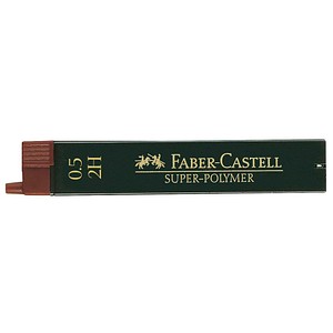 4005401205128 - FABER-CASTELL SUPER-POLYMER Feinminen-Bleistiftminen schwarz 2H 05 mm 12 St 4005401205128 - FABER-CASTELL SUPER-POLYMER Feinminen-Bleistiftminen schwarz 2H 05 mm 12 St