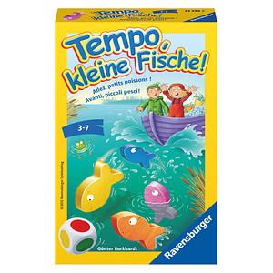 4005556233342 - Ravensburger 23334 - Tempo kleine Fische Mitbringspiel für 1-6 Spieler Kinderspiel ab 3 Jahren kompaktes Format Reisespiel Brettspiel 4005556233342 - Ravensburger 23334 - Tempo kleine Fische Mitbringspiel für 1-6 Spieler Kinderspiel ab 3 Jahren kompaktes Format Reisespiel Brettspiel