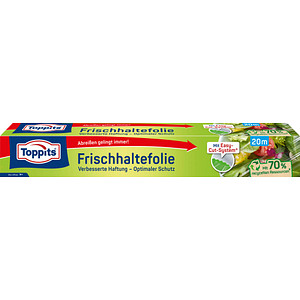 4008871200846 - Toppits® Frischhalte-Folie normalbreit 325 cm Klarsichtfolie mit verbesserter Haftung für einen optimalen Schutz Rollenlänge 20 Meter