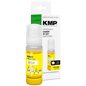 KMP  gelb Tintenflasche kompatibel zu Canon GI55Y