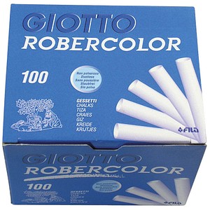 8000825538407 - Tafelkreide Robercolor 538800 100er Karton weiß rund 10x80mm 8000825538407 100 Stück