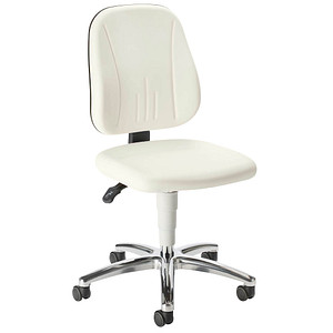 4016849925851 - Arbeitsdrehstuhl Basic weiß silber bis 120kg 4016849925851 bimos 4016849925851 - Arbeitsdrehstuhl Basic weiß silber bis 120kg 4016849925851 bimos