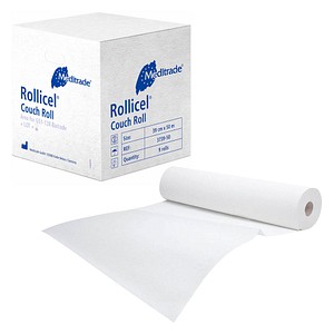4250016430049 - Ärztekrepp ROLLICEL® 2-lagig weiß 390 cm x 500 m 9 Rollen 4250016430049 - Ärztekrepp ROLLICEL® 2-lagig weiß 390 cm x 500 m 9 Rollen