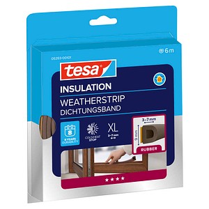 tesa tesamoll® INSULATION Dichtungsband braun 9,0 mm x 6,0 m 1 Rolle