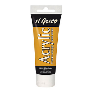 4000798283186 - El Greco Acrylic Tube lichter Ocker 75 ml Künstlerfarben - Kreul 4000798283186 - El Greco Acrylic Tube lichter Ocker 75 ml Künstlerfarben - Kreul