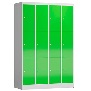 4061815856875 - Schließfachschrank ClassiX gelbgrün lichtgrau X-520345 12 Schließfächer 1185 x 500 x 1800 cm 4061815856875 LÜLLMANN 4061815856875 - Schließfachschrank ClassiX gelbgrün lichtgrau X-520345 12 Schließfächer 1185 x 500 x 1800 cm 4061815856875 LÜLLMANN