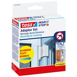 4063565057830 - tesa 55419-00-00 Falt Fliegengitter Adapter-Set Passend für Marke (Tiervertreiber) Fliegengitter 1 St 4063565057830 - tesa 55419-00-00 Falt Fliegengitter Adapter-Set Passend für Marke (Tiervertreiber) Fliegengitter 1 St