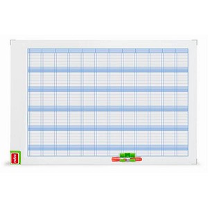 3147330087619 - nobo Performance Jahresplaner blanko 900 x 600 cm