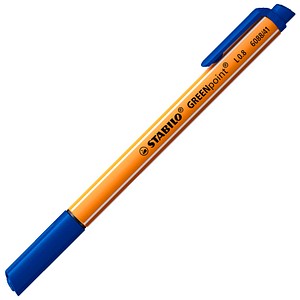 4006381399067 - Faserschreiber GREENpoint blau 08mm mit Kappe 4006381399067 Stabilo