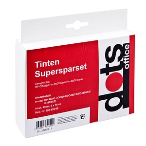 4250073720220 - Druckerpatrone 17154005-DOTS kompatibel zu HP 940XL Multipack schwarz cyan magenta gelb 4250073720220 Dots 4250073720220 - Druckerpatrone 17154005-DOTS kompatibel zu HP 940XL Multipack schwarz cyan magenta gelb 4250073720220 Dots