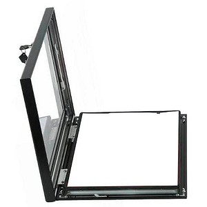 4250504568025 - Schaukasten grau 1x DIN A4 4250504568025 LMG 4250504568025 - Schaukasten grau 1x DIN A4 4250504568025 LMG