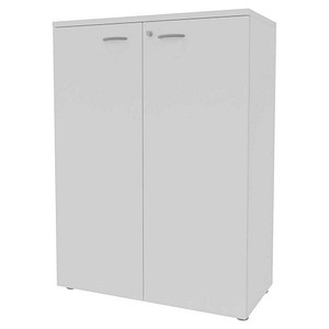 Quadrifoglio Aktenschrank, ECEM90M/BABA weiß 2 Fachböden 90,0 x 45,0 x 123,2 cm