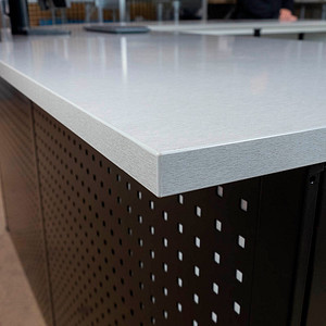 4058255114917 - Thekenmodul Eckmodul schwarz lichtgrau 780 x 780 x 1035 cm 4058255114917 SCHULTE 4058255114917 - Thekenmodul Eckmodul schwarz lichtgrau 780 x 780 x 1035 cm 4058255114917 SCHULTE