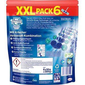 4015200033112 - BLAU KRAFT AKTIV WC-Duftspüler Ozeanfrische 6x 500 g