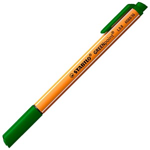 4006381399005 - Faserschreiber GREENpoint grün 08mm mit Kappe 4006381399005 Stabilo