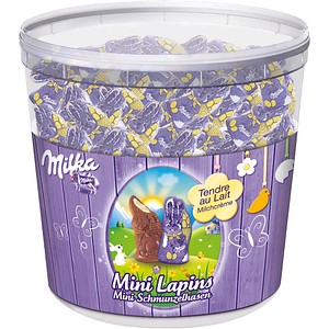 7622210055750 - Mini Lapins Mini Schmunzelhasen Schokolade 15 kg