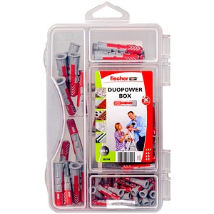 4048962363913 - fischer DuoPower-Box mini 2K 553109 Universaldübel-Sortiment Ø 5 6 8 mm 25 30 40 mm 85 Stück