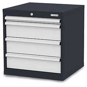 4057211000035 - C-Line Schubladenschrank anthrazit 4 Schubladen 600 x 575 x 620 cm