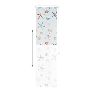 4052025926243 - Duschrollo Ocean wasserabweisend Muschel Badrollo Wanne u Dusche Deckenmontage 60x240cm semitransparent - Relaxdays 4052025926243 - Duschrollo Ocean wasserabweisend Muschel Badrollo Wanne u Dusche Deckenmontage 60x240cm semitransparent - Relaxdays