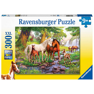 4005556129041 - Ravensburger Kinderpuzzle - 12904 Wildpferde am Fluss - Pferde-Puzzle für Kinder