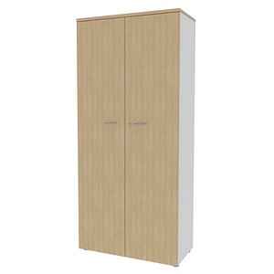 8029466045402 - Aktenschrank ECES90S RKBA weiß eiche 4 Fachböden 900 x 450 x 2000 cm