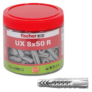 4048962207347 - fischer UX 8x50 R 531026 Universaldübel-Sortiment Ø 8 mm x 50 mm 75 Stück