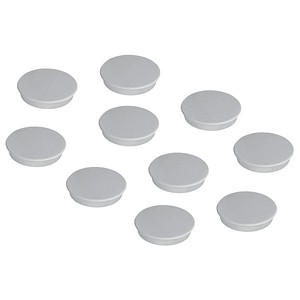 4016946052191 - Haftmagnete HM3012 rund 32x7mm (ØxH) grau 800g Haftkraft 4016946052191 10 Stück