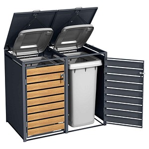 5032548012837 - Mülltonnenbox 80x132x116cm an holz 5032548012837 Phoenix Safe