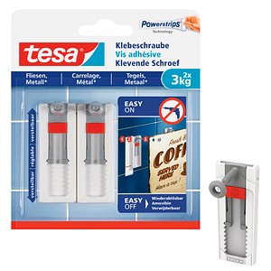 4042448340412 - Klebeschraube für Fliesen und Metall (3kg) verstellbar VE=2 Stück 4042448340412 - Klebeschraube für Fliesen und Metall (3kg) verstellbar VE=2 Stück