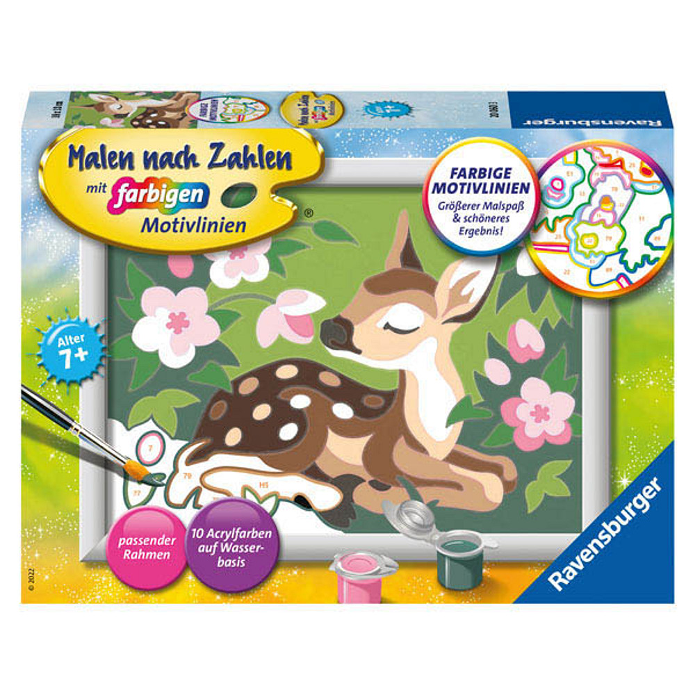 Ravensburger Malen-nach-Zahlen Kleines Reh mehrfarbig | office discount