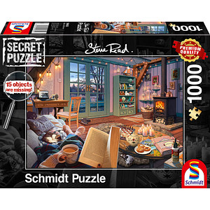 4001504596552 - SCHMIDT SPIELE (UE) Im Ferienhaus 1000 Teile 59655 Schmidt Premium Secret Erwachsenenpuzzle 4001504596552 - SCHMIDT SPIELE (UE) Im Ferienhaus 1000 Teile 59655 Schmidt Premium Secret Erwachsenenpuzzle