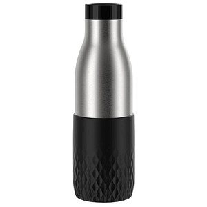 emsa Isolier-Trinkflasche Bludrop Sleeve schwarz 500,0 ml, 1 St.