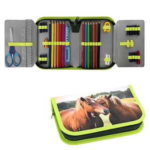 4087205775892 - Federmäppchen befüllt Pferde Motiv 42 teilig 196 cm 4087205775892 EBERHARD FABER 4087205775892 - Federmäppchen befüllt Pferde Motiv 42 teilig 196 cm 4087205775892 EBERHARD FABER