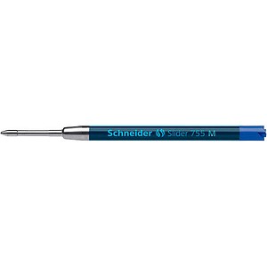 10 Schneider Kugelschreiberminen Slider 755 blau 10 Schneider Kugelschreiberminen Slider 755 blau