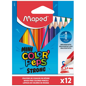 maped COLOR'PEPS STRONG Buntstifte farbsortiert, 12 St.
