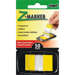 SIGEL Z-Marker Haftmarker gelb 50 Streifen