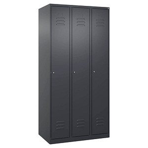 4067521365328 - Spind Classic Plus anthrazitgrau 080000-30-S10027 3 Schließfächer 900 x 500 x 1850 cm 4067521365328 C+P-Möbel 4067521365328 - Spind Classic Plus anthrazitgrau 080000-30-S10027 3 Schließfächer 900 x 500 x 1850 cm 4067521365328 C+P-Möbel