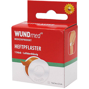 WUNDmed® Heftpflaster beige 2,5 cm x 5,0 m, 1 St.