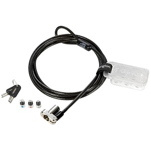 0085896623182 - 3-in-1 Laptopschloss passend für Standard T-Bar Nano oder Wedge-Shaped Sicherheitsslots 18 m Kabel