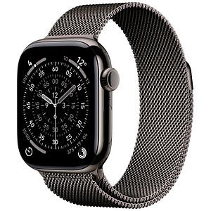 0195950629453 - Apple Watch Series 11 GPS + Cellular 42mm Schiefer Titanium Case mit Schiefer Milanese Loop