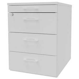 8029466045242 - Standcontainer weiß 3 Auszüge 420 x 560 x 580 cm