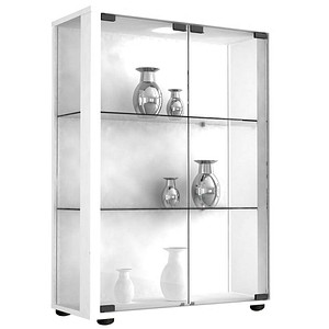 Vcm My Home Sintalo Vitrine Weiss 2 Fachboden Gunstig Online Kaufen