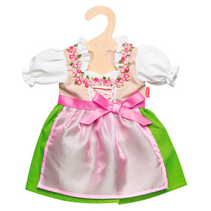 4001949021138 - Puppenkleidung DIRNDL HEIDI (35-45cm) mit Schürze in rosa grün