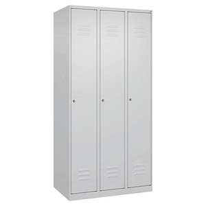 4067521365311 - Spind Classic Plus lichtgrau 080000-30-S10026 3 Schließfächer 900 x 500 x 1850 cm 4067521365311 C+P-Möbel 4067521365311 - Spind Classic Plus lichtgrau 080000-30-S10026 3 Schließfächer 900 x 500 x 1850 cm 4067521365311 C+P-Möbel