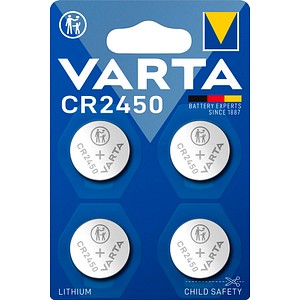 4008496133383 - Knopfzelle CR 2450 3 V 4 St Lithium VARTA LITHIUM Coin CR2450 Blister 4