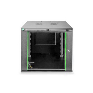 4016032257806 - DN-19 09U-6 6-EC-SW 19 Zoll Wandgehäuse (B x H x T) 600 x 505 x 600 mm 9 HE Schwarz Schwarz (matt) Schwarz (RAL 9005)