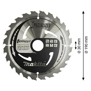0088381533881 - B-64191 EFFICUT Kreissägeblatt 1900 mm 0088381533881 Makita