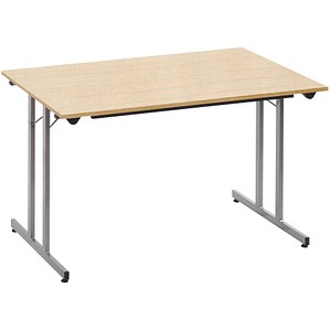 3700245507612 - Klapptisch ohne TPMU147EA 74cm (H) 140x70cm (BxT) rechteckig ahorn silber 3700245507612 SODEMATUB 3700245507612 - Klapptisch ohne TPMU147EA 74cm (H) 140x70cm (BxT) rechteckig ahorn silber 3700245507612 SODEMATUB