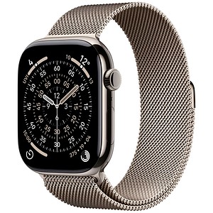 0195950629521 - Apple Watch Series 11 GPS + Cellular 46mm Natur Titanium Case mit Natur Milanese Loop - M L