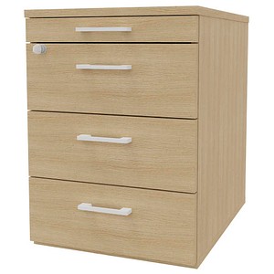 8029466045273 - Standcontainer eiche 3 Auszüge 420 x 560 x 580 cm